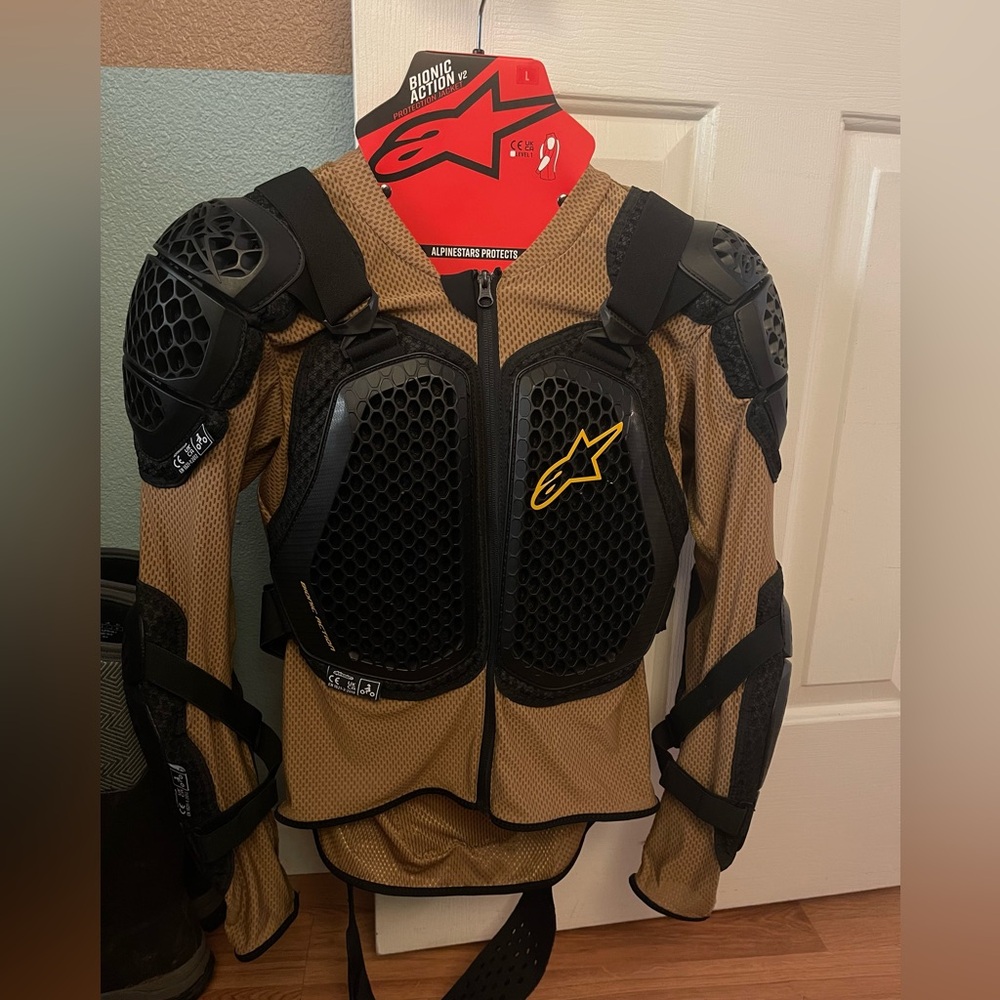 Alpinestars Brown Protective Jacket